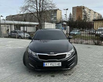 Черный Киа Оптима, объемом двигателя 2.4 л и пробегом 200 тыс. км за 8300 $, фото 4 на Automoto.ua
