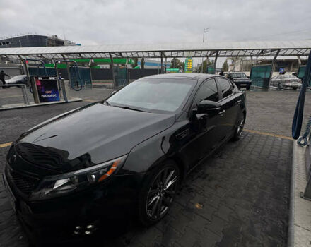Чорний Кіа Оптіма, об'ємом двигуна 2 л та пробігом 174 тис. км за 12000 $, фото 3 на Automoto.ua