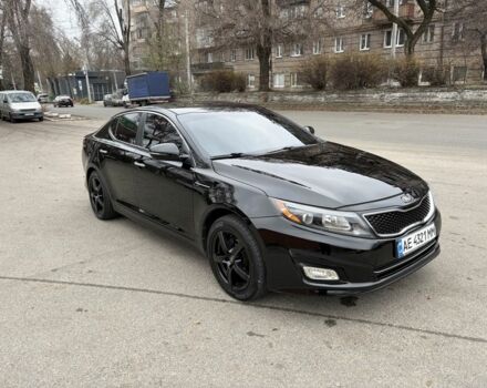 Черный Киа Оптима, объемом двигателя 2 л и пробегом 247 тыс. км за 10600 $, фото 1 на Automoto.ua