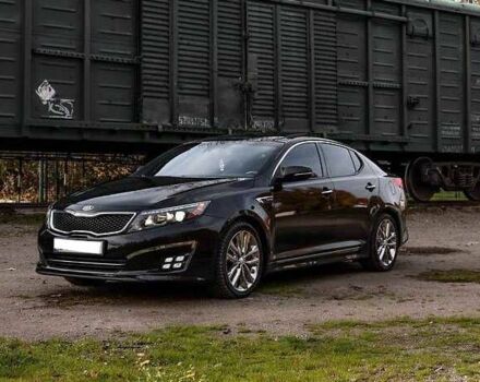 Черный Киа Оптима, объемом двигателя 2 л и пробегом 74 тыс. км за 5800 $, фото 2 на Automoto.ua
