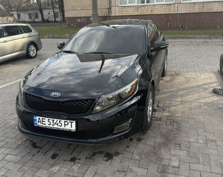 Киа Оптима 2014 в Кривом Роге на Automoto.ua Черный Киа Оптима, объемом двигателя 2.36 л и пробегом 119 тыс. км за 10200 $, фото 3 на Automoto.ua