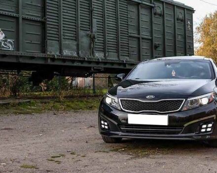 Черный Киа Оптима, объемом двигателя 2 л и пробегом 74 тыс. км за 5800 $, фото 1 на Automoto.ua