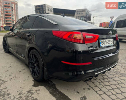 Черный Киа Оптима, объемом двигателя 2 л и пробегом 280 тыс. км за 9750 $, фото 2 на Automoto.ua