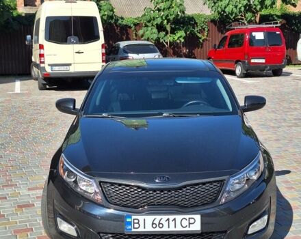 Черный Киа Оптима, объемом двигателя 2.4 л и пробегом 175 тыс. км за 10300 $, фото 1 на Automoto.ua