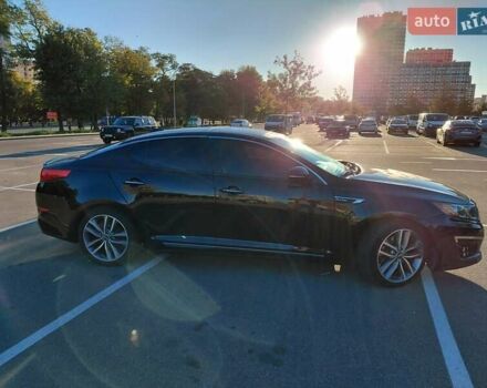 Черный Киа Оптима, объемом двигателя 2 л и пробегом 155 тыс. км за 15200 $, фото 2 на Automoto.ua
