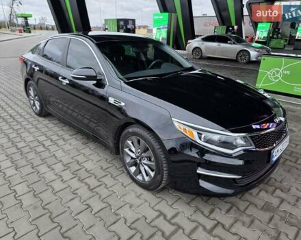 Черный Киа Оптима, объемом двигателя 2.36 л и пробегом 180 тыс. км за 9500 $, фото 4 на Automoto.ua