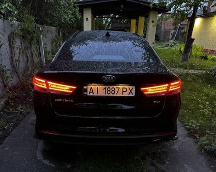 Черный Киа Оптима, объемом двигателя 2.4 л и пробегом 177 тыс. км за 12500 $, фото 2 на Automoto.ua