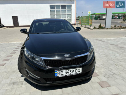 Чорний Кіа Оптіма, об'ємом двигуна 2 л та пробігом 250 тис. км за 9000 $, фото 1 на Automoto.ua