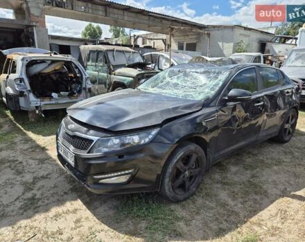 Черный Киа Оптима, объемом двигателя 2 л и пробегом 111 тыс. км за 1900 $, фото 1 на Automoto.ua