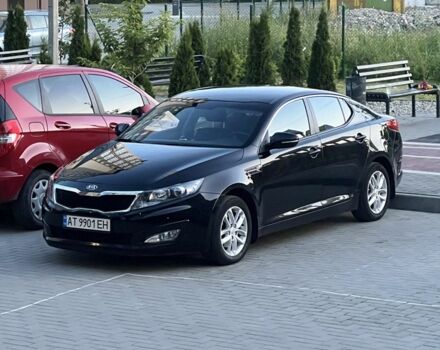 Черный Киа Оптима, объемом двигателя 2 л и пробегом 138 тыс. км за 9100 $, фото 1 на Automoto.ua