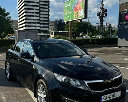 Черный Киа Оптима, объемом двигателя 2 л и пробегом 212 тыс. км за 8200 $, фото 1 на Automoto.ua