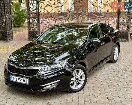 Черный Киа Оптима, объемом двигателя 2 л и пробегом 183 тыс. км за 9800 $, фото 1 на Automoto.ua