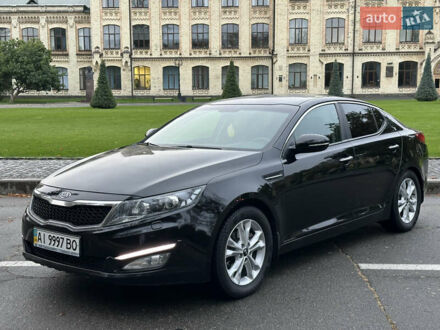 Черный Киа Оптима, объемом двигателя 2 л и пробегом 230 тыс. км за 8300 $, фото 1 на Automoto.ua