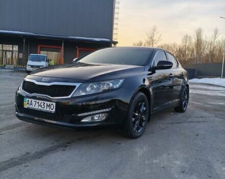 Чорний Кіа Оптіма, об'ємом двигуна 2 л та пробігом 167 тис. км за 9600 $, фото 1 на Automoto.ua
