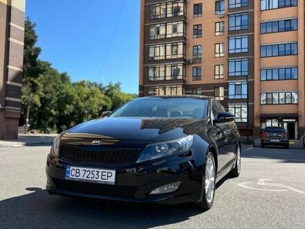 Черный Киа Оптима, объемом двигателя 2.36 л и пробегом 225 тыс. км за 9600 $, фото 1 на Automoto.ua