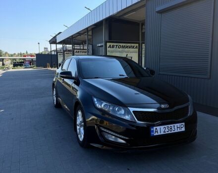 Чорний Кіа Оптіма, об'ємом двигуна 2 л та пробігом 397 тис. км за 7700 $, фото 1 на Automoto.ua