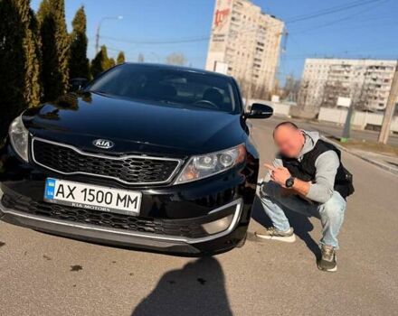Черный Киа Оптима, объемом двигателя 2.36 л и пробегом 224 тыс. км за 10800 $, фото 1 на Automoto.ua