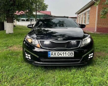 Чорний Кіа Оптіма, об'ємом двигуна 2 л та пробігом 170 тис. км за 12000 $, фото 1 на Automoto.ua