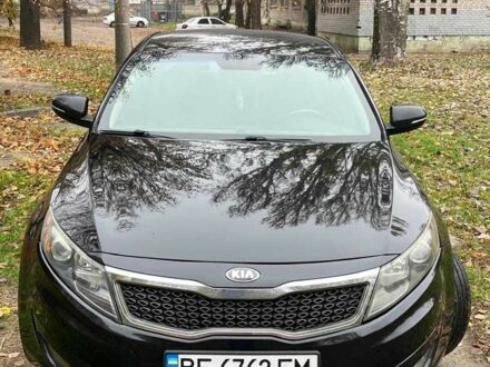 Черный Киа Оптима, объемом двигателя 2.4 л и пробегом 240 тыс. км за 9500 $, фото 1 на Automoto.ua