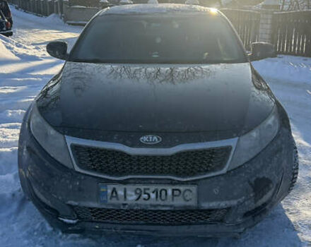 Чорний Кіа Оптіма, об'ємом двигуна 2.4 л та пробігом 247 тис. км за 10000 $, фото 1 на Automoto.ua
