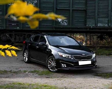 Черный Киа Оптима, объемом двигателя 2 л и пробегом 74 тыс. км за 5800 $, фото 1 на Automoto.ua