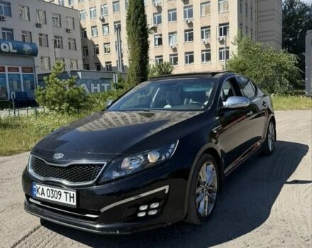 Чорний Кіа Оптіма, об'ємом двигуна 2 л та пробігом 126 тис. км за 6424 $, фото 1 на Automoto.ua