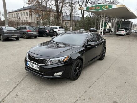 Черный Киа Оптима, объемом двигателя 2 л и пробегом 247 тыс. км за 10600 $, фото 1 на Automoto.ua
