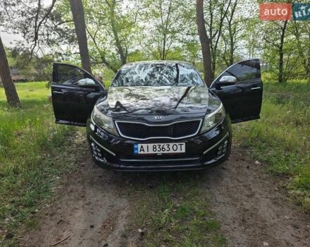 Чорний Кіа Оптіма, об'ємом двигуна 2 л та пробігом 141 тис. км за 12000 $, фото 1 на Automoto.ua