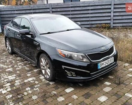 Черный Киа Оптима, объемом двигателя 2 л и пробегом 104 тыс. км за 11600 $, фото 1 на Automoto.ua