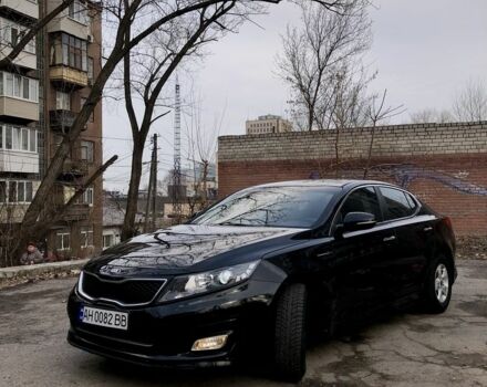 Чорний Кіа Оптіма, об'ємом двигуна 2 л та пробігом 187 тис. км за 8799 $, фото 1 на Automoto.ua