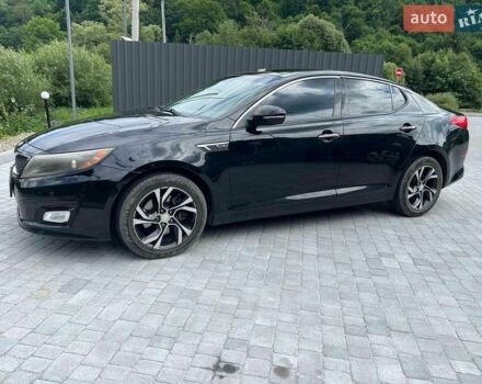 Чорний Кіа Оптіма, об'ємом двигуна 2 л та пробігом 130 тис. км за 8700 $, фото 1 на Automoto.ua