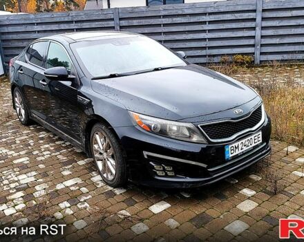 Черный Киа Оптима, объемом двигателя 2 л и пробегом 104 тыс. км за 11600 $, фото 1 на Automoto.ua