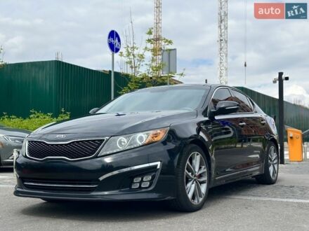 Чорний Кіа Оптіма, об'ємом двигуна 2 л та пробігом 159 тис. км за 13700 $, фото 1 на Automoto.ua