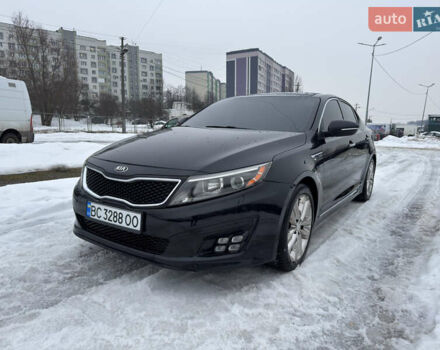 Черный Киа Оптима, объемом двигателя 2 л и пробегом 136 тыс. км за 11500 $, фото 1 на Automoto.ua