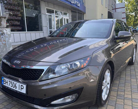 Коричневый Киа Оптима, объемом двигателя 2.4 л и пробегом 210 тыс. км за 8500 $, фото 2 на Automoto.ua