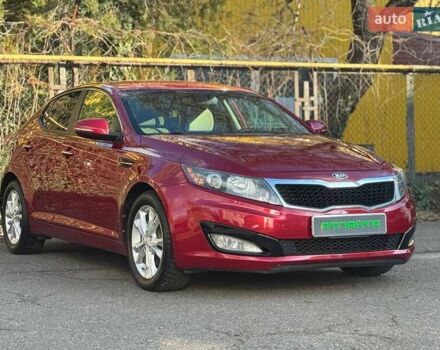Красный Киа Оптима, объемом двигателя 2.4 л и пробегом 145 тыс. км за 9000 $, фото 1 на Automoto.ua