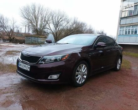 Красный Киа Оптима, объемом двигателя 2.4 л и пробегом 78 тыс. км за 11000 $, фото 1 на Automoto.ua