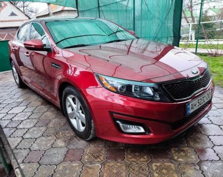 Красный Киа Оптима, объемом двигателя 2.4 л и пробегом 124 тыс. км за 9000 $, фото 1 на Automoto.ua