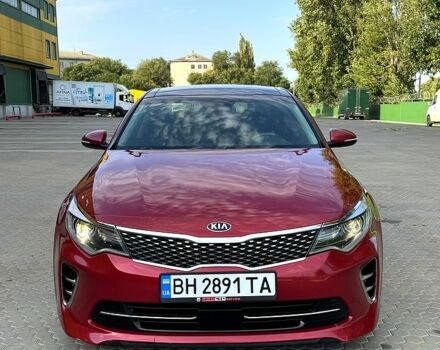 Красный Киа Оптима, объемом двигателя 2 л и пробегом 98 тыс. км за 11800 $, фото 1 на Automoto.ua