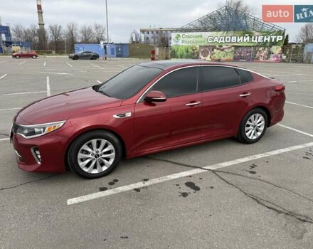 Красный Киа Оптима, объемом двигателя 2.4 л и пробегом 145 тыс. км за 12900 $, фото 1 на Automoto.ua