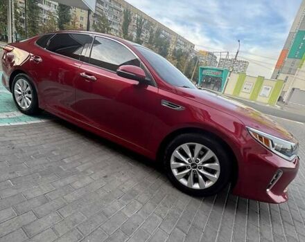 Красный Киа Оптима, объемом двигателя 2.36 л и пробегом 140 тыс. км за 13500 $, фото 3 на Automoto.ua