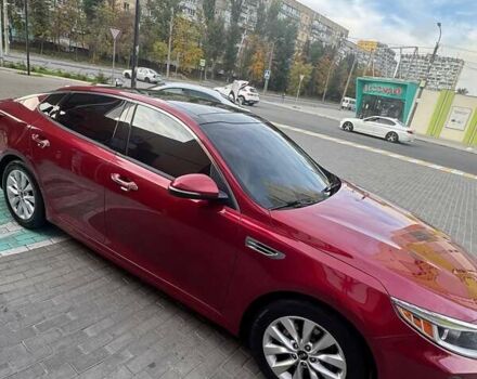 Красный Киа Оптима, объемом двигателя 2.36 л и пробегом 140 тыс. км за 13500 $, фото 4 на Automoto.ua