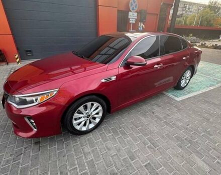 Красный Киа Оптима, объемом двигателя 2.36 л и пробегом 140 тыс. км за 13500 $, фото 2 на Automoto.ua