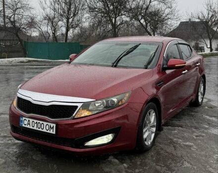 Красный Киа Оптима, объемом двигателя 2.4 л и пробегом 125 тыс. км за 7200 $, фото 1 на Automoto.ua