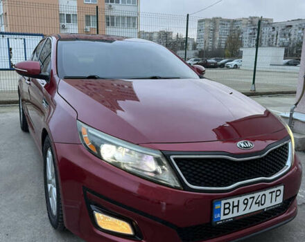 Красный Киа Оптима, объемом двигателя 2.4 л и пробегом 136 тыс. км за 9800 $, фото 1 на Automoto.ua