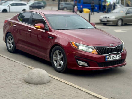 Кіа Оптіма 2014 у Хмельницькому на Automoto.ua Червоний Кіа Оптіма, об'ємом двигуна 2.4 л та пробігом 117 тис. км за 10450 $, фото 1 на Automoto.ua