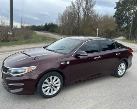 Красный Киа Оптима, объемом двигателя 2.4 л и пробегом 170 тыс. км за 9300 $, фото 1 на Automoto.ua