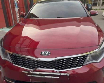 Красный Киа Оптима, объемом двигателя 2.36 л и пробегом 140 тыс. км за 13500 $, фото 1 на Automoto.ua