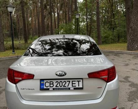 Серый Киа Оптима, объемом двигателя 2.4 л и пробегом 230 тыс. км за 8400 $, фото 2 на Automoto.ua