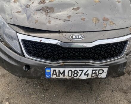 Серый Киа Оптима, объемом двигателя 2.4 л и пробегом 200 тыс. км за 4000 $, фото 1 на Automoto.ua